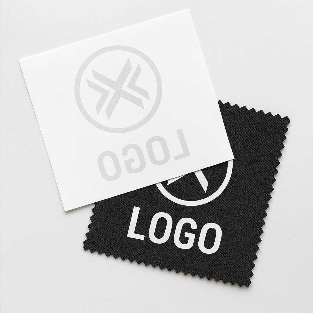 Enobarvni sitotisk preslikač (mono) – logotip v eni barvi